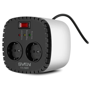 Stabilizator de tensiune sven vr-f600, alb Thumbnail 8