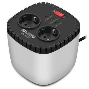 Stabilizator de tensiune sven vr-f600, alb