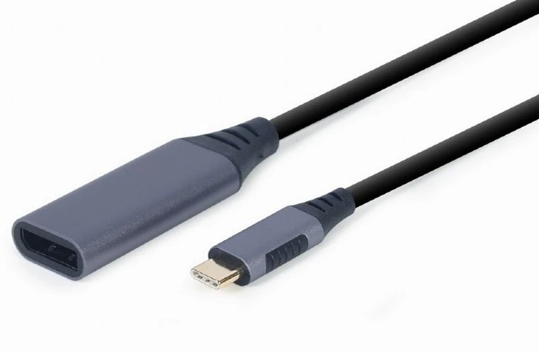 Адаптер usb apc electronic a-usb3c-dpf-01, usb type-c - displayport (m), 0,15м, серый 4