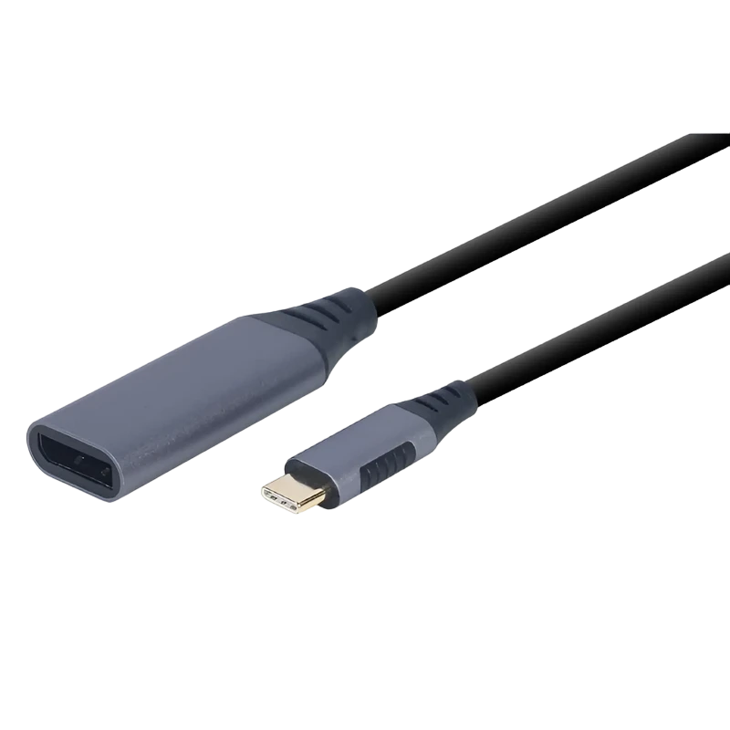 Адаптер usb apc electronic a-usb3c-dpf-01, usb type-c - displayport (m), 0,15м, серый 3