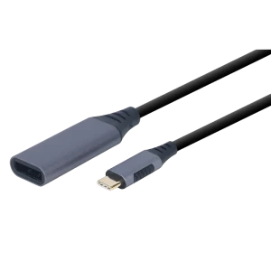 Адаптер usb apc electronic a-usb3c-dpf-01, usb type-c - displayport (m), 0,15м, серый Thumbnail 3