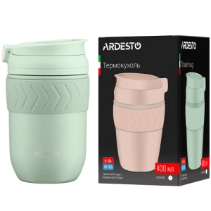 Cană termos ardesto ar2640gc, 0,4l, verde Thumbnail 4