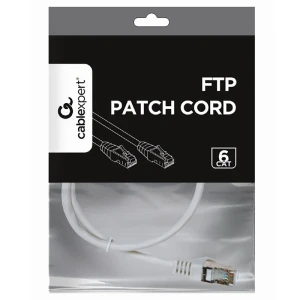 Patch cord cablexpert pp6-0.5m/w, cat6 ftp , 0,5m, alb Thumbnail 2