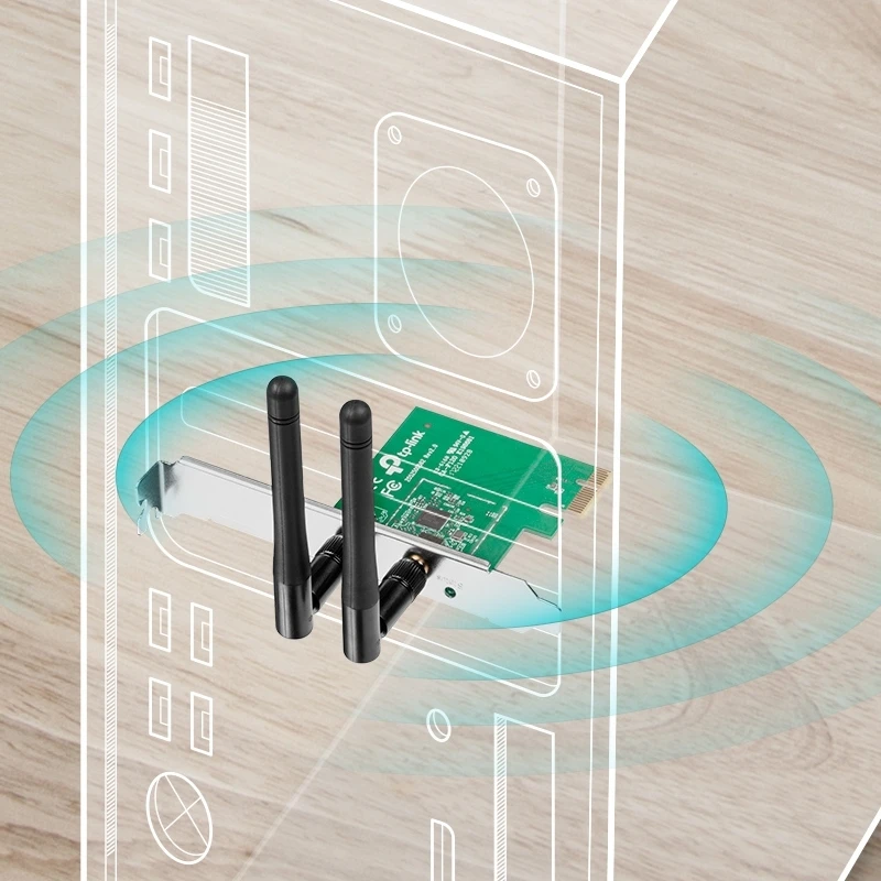 Adaptor pcle tp-link tl-wn881nd 3