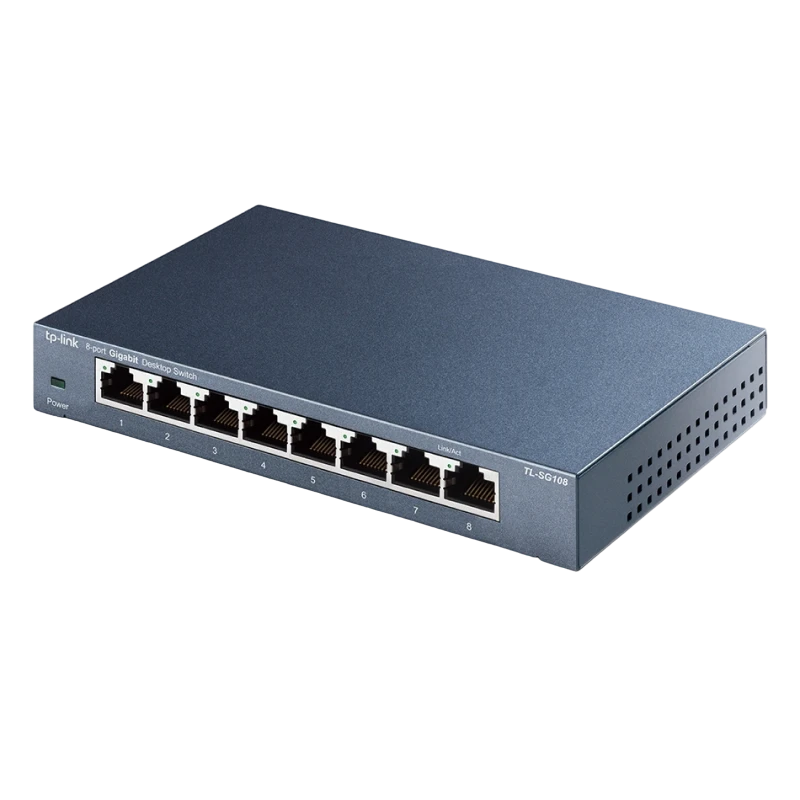 Switch de rețea tp-link tl-sg108, 8x 10/100/1000 mbps 5