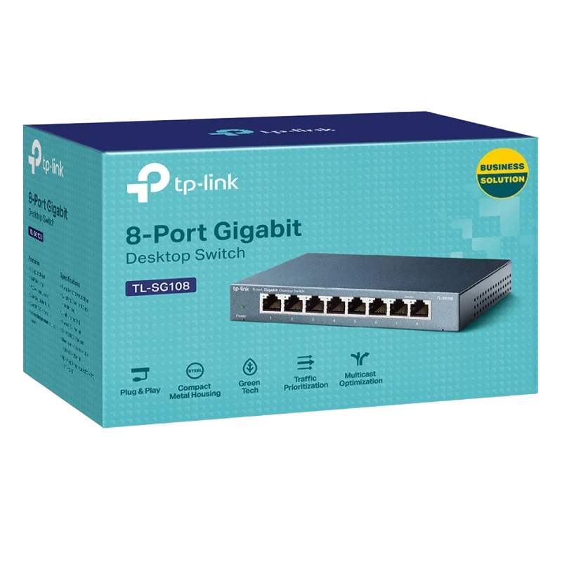 Switch de rețea tp-link tl-sg108, 8x 10/100/1000 mbps 2