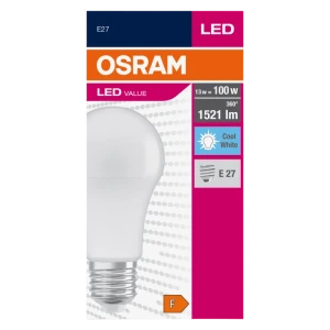 Bec cu led osram valuecla100 13w/840, e27, alb