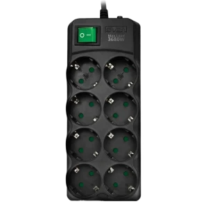 Prelungitor electric sven sv-021726, 8 prize, 5m, negru