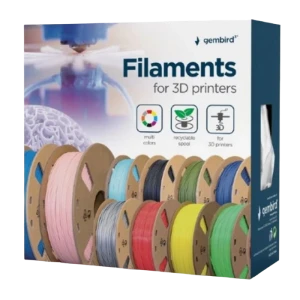 Filament pentru imprimantă 3d gembird 3dp-pla-01-mto, pla, orange mată, 1.75 mm, 1kg Thumbnail 2