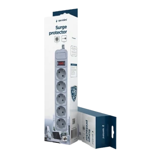 Сетевой фильтр gembird gmb spg3-b-6c, 5 розеток, 1,8 м, белый Thumbnail 6