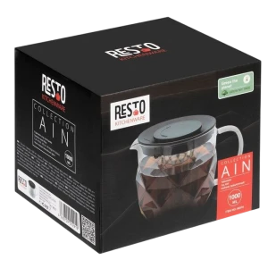 Ceainic cu infuzor resto 90516, 1l, negru Thumbnail 10