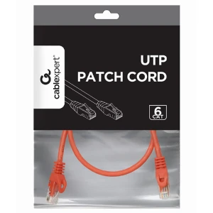 Патч-корд cablexpert pp6u-0.5m/r, cat6 utp, 0,5м, красный Thumbnail 2