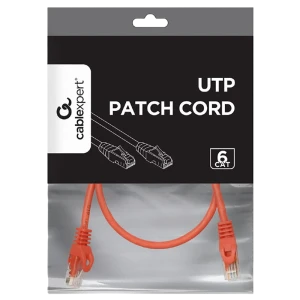 Patch cord cablexpert pp6u-0.5m/r, cat6 utp, 0,5m, roșu Thumbnail 6