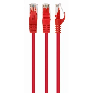 Patch cord cablexpert pp6u-0.5m/r, cat6 utp, 0,5m, roșu Thumbnail 4