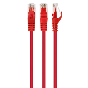 Патч-корд cablexpert pp6u-0.5m/r, cat6 utp, 0,5м, красный