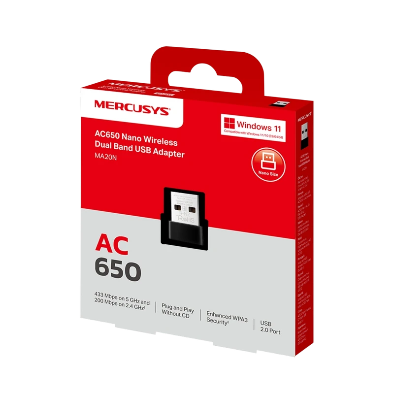 Adapter usb  mercusys ma20n 3