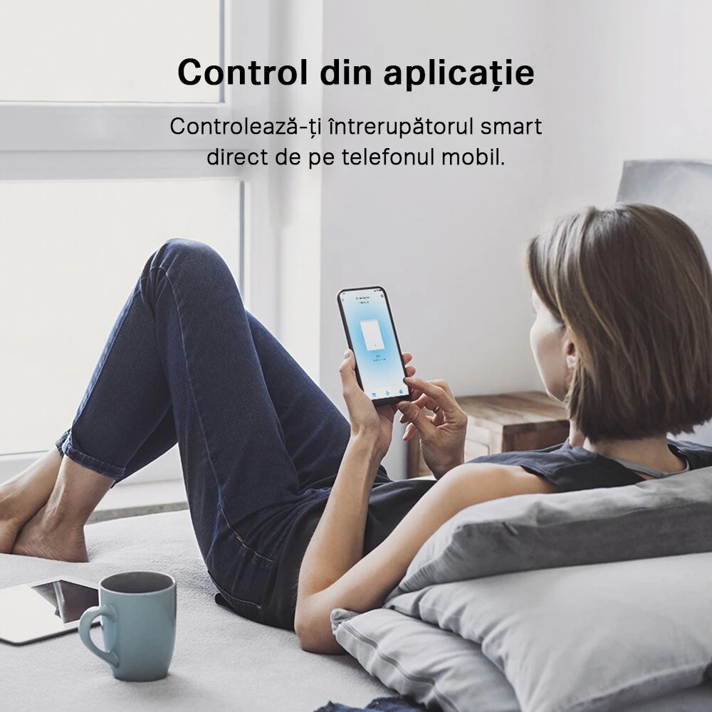 Comutator inteligent de lumină tp-link tapo s210, alb 16