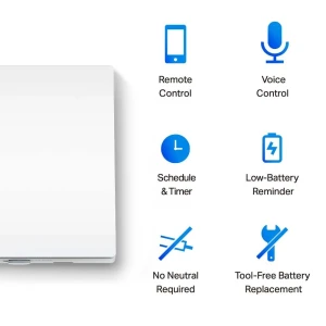Comutator inteligent de lumină tp-link tapo s210, alb Thumbnail 7