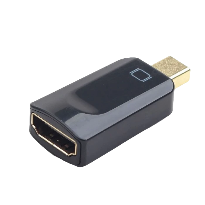 Видеоадаптер cablexpert a-mdpm-hdmif-01, minidp (m) - hdmi (f), чёрный 4