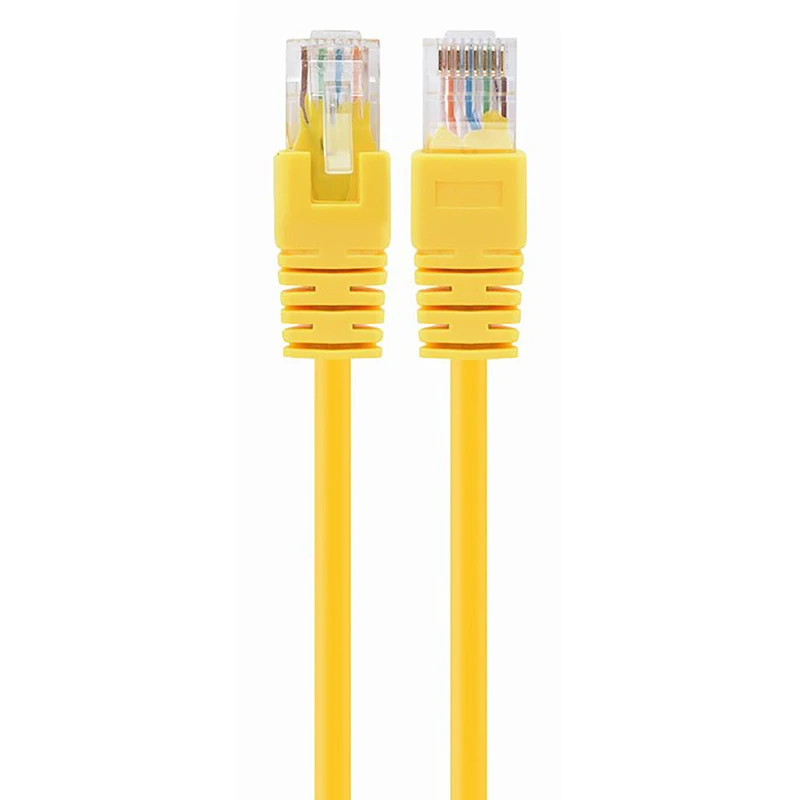Патч-корд cablexpert pp12-1.5m/y, cat5e utp, 1,5м, жёлтый 4