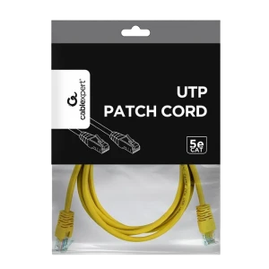 Патч-корд cablexpert pp12-1.5m/y, cat5e utp, 1,5м, жёлтый Thumbnail 3