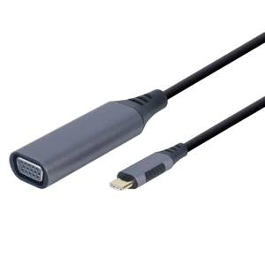 Adaptor video cablexpert a-usb3c-vga-01, usb type-c (m) - vga d-sub (f), 0,15m, gri Thumbnail 5