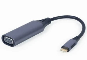 Adaptor video cablexpert a-usb3c-vga-01, usb type-c (m) - vga d-sub (f), 0,15m, gri Thumbnail 8