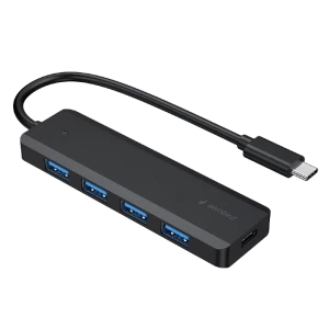Adaptor hub gembird uhb-cm-u3p4p-01, negru Thumbnail 3