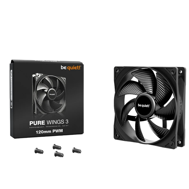Вентилятор для пк be quiet! pure wings 3 pwm high-speed, 120 мм 2