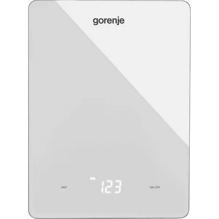 Электронные кухонные весы  gorenje kt10lbw, белый 3