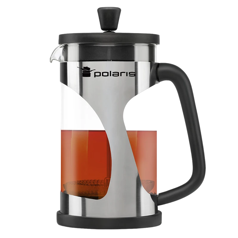 Cafetiera french press polaris enigma-600fp, 0,6l, negru | inox 4