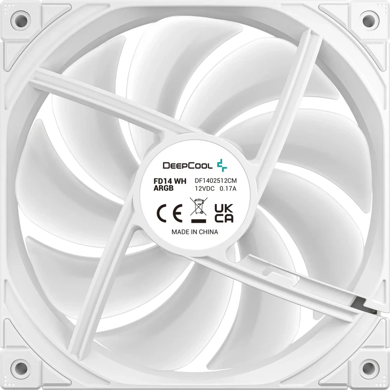 Вентилятор для пк deepcool fd14 argb, 140 мм 8