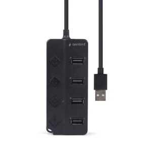 Usb-концентратор gembird uhb-u2p4p-01, чёрный Thumbnail 10