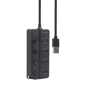 Usb-концентратор gembird uhb-u2p4p-01, чёрный Thumbnail 8