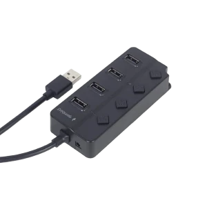 Usb-концентратор gembird uhb-u2p4p-01, чёрный