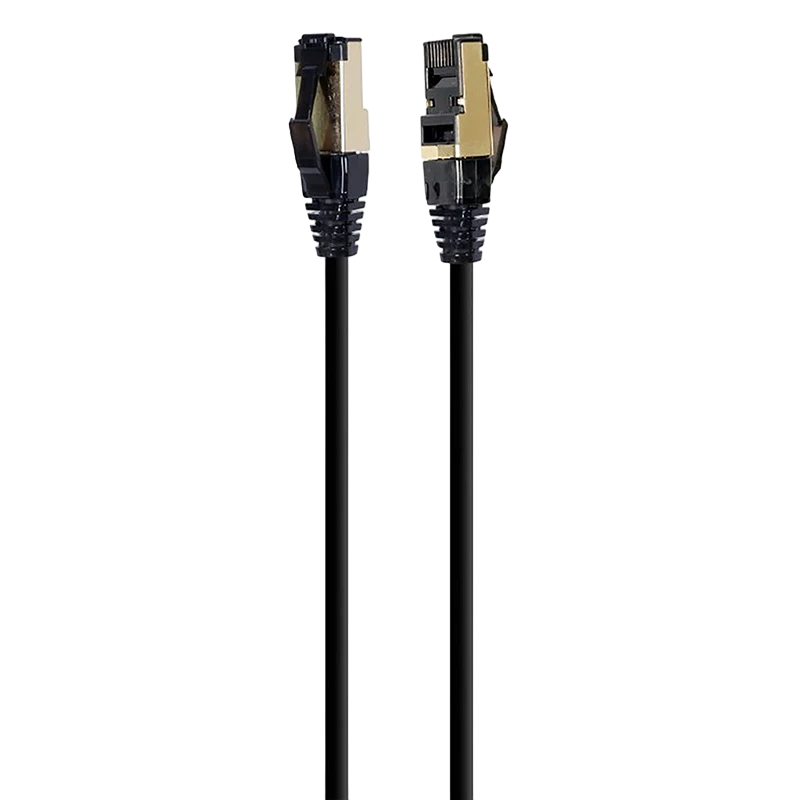 Patch cord cablexpert pp8-lszhcu-bk-1m, cat8 s/ftp, 1m, negru 5