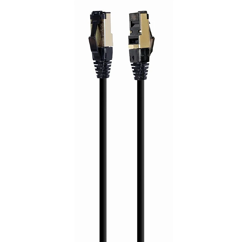 Patch cord cablexpert pp8-lszhcu-bk-1m, cat8 s/ftp, 1m, negru 6