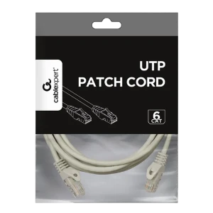 Патч-корд cablexpert pp6u-3m, cat6 utp, 3м, серый Thumbnail 4