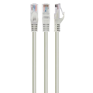 Патч-корд cablexpert pp6u-3m, cat6 utp, 3м, серый