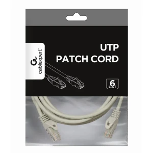 Патч-корд cablexpert pp6u-3m, cat6 utp, 3м, серый Thumbnail 5