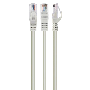 Патч-корд cablexpert pp6u-3m, cat6 utp, 3м, серый