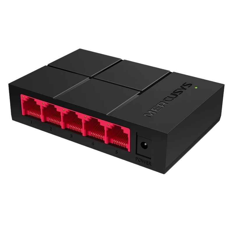 Сетевой коммутатор mercusys ms105g, 5x 10/100/1000 мбит/с 2