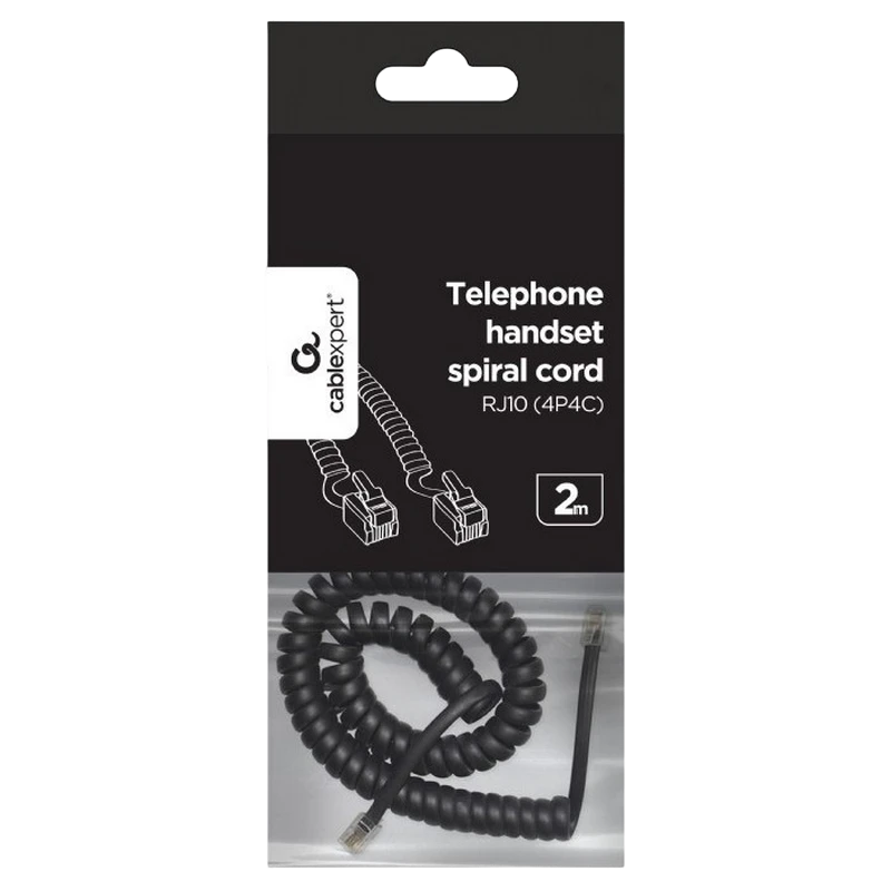 Сетевой кабель cablexpert tc4p4cs-2m, чёрный 2