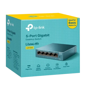 Сетевой коммутатор tp-link ls105g, 5x 10/100/1000 мбит/с Thumbnail 4