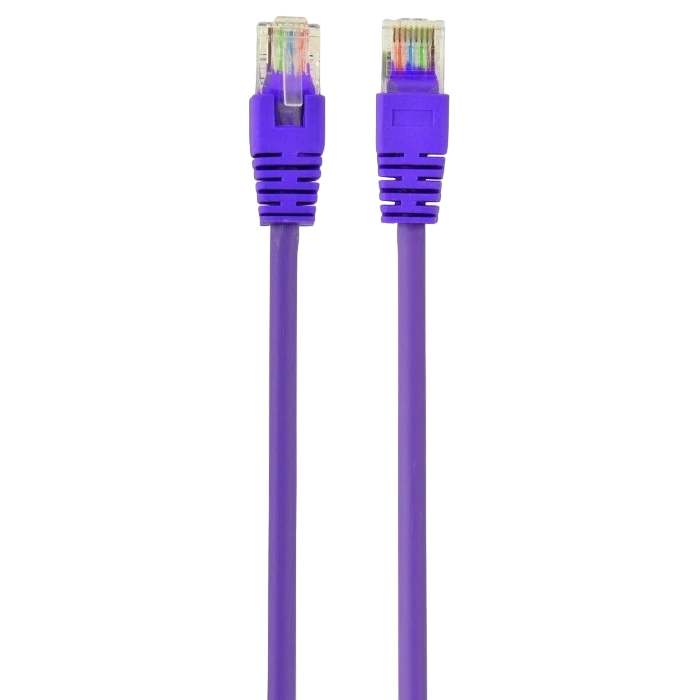 Патч-корд cablexpert pp12-1m/v, cat5e utp, 1м, фиолетовый 4