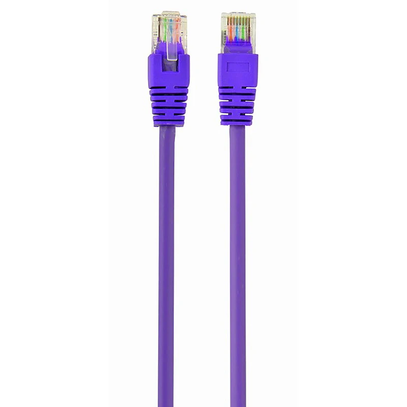 Патч-корд cablexpert pp12-1m/v, cat5e utp, 1м, фиолетовый 6