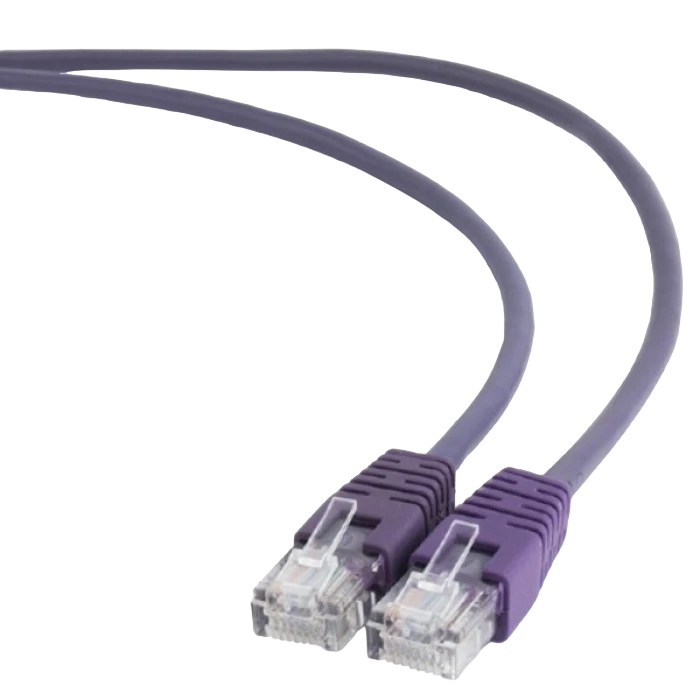 Патч-корд cablexpert pp12-1m/v, cat5e utp, 1м, фиолетовый 2