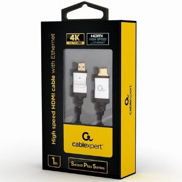 Cablu video cablexpert ccb-hdmil-1m, hdmi (m) - hdmi (m), 1m, negru 6