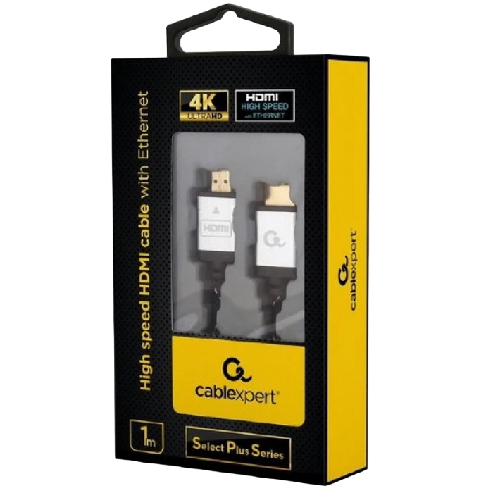 Cablu video cablexpert ccb-hdmil-1m, hdmi (m) - hdmi (m), 1m, negru 3