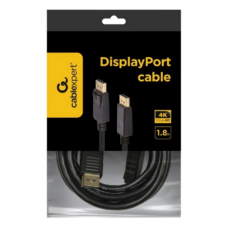 Видео кабель cablexpert cc-dp2-6, displayport (m) - displayport (m), 1,8м, чёрный 5